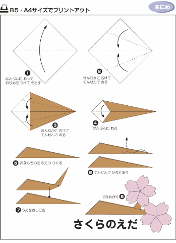 各种折纸方法图解